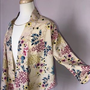 Floral kimono style top